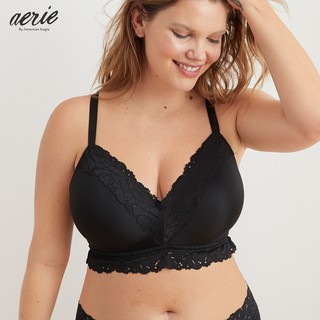 Aerie Real Happy Wireless Lightly Lined Bra เสื้อชั้นใน ผู้หญิง (ABR 079-8223-073)