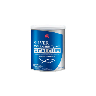 Amado Silver Collagen Type II + Calcium อมาโด้ ซิลเวอร์ คอลลาเจน ไทพ์ทู พลัส แคลเซียม 100 กรัม