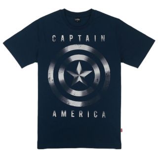 ถูกสุดๆเสื้อยืดมาร์เวล MARVEL-9234-NV Capn America สีกรมรหัสเต็ม