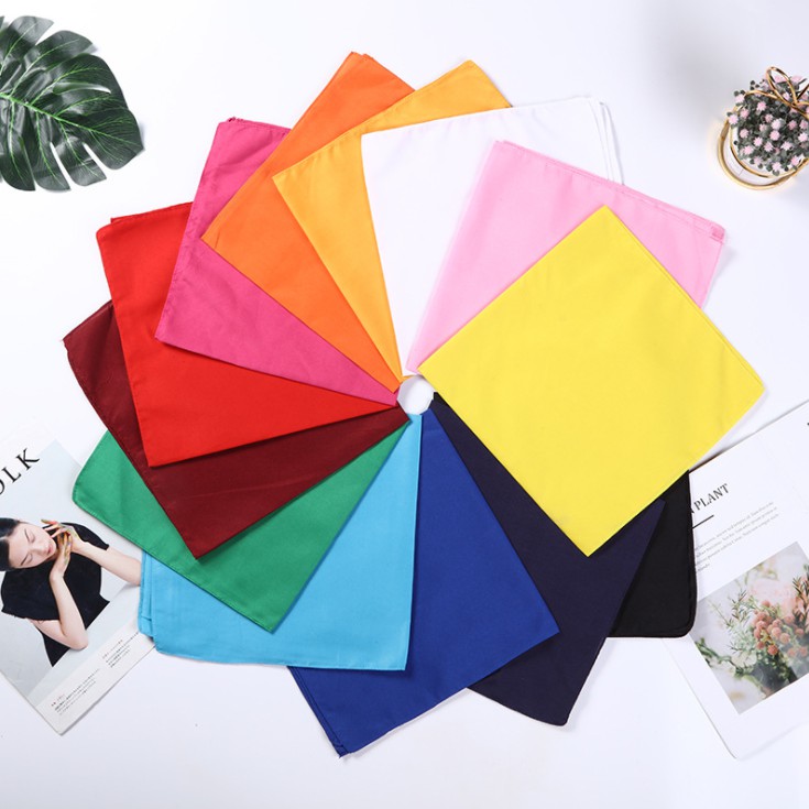 ผ้าพันคอผ้าขนหนูสีพื้นสําหรับขี่จักรยานกลางแจ้ง