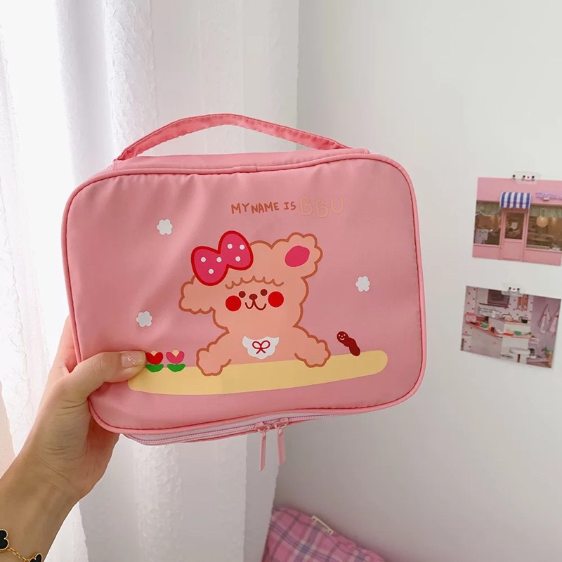 พร้อมส่งค่า กระเป๋าเครื่องสำอางค์  จัดระเบียบ กันน้ำ ความจุขนาดใหญ่ สำหรับการท่องเที่ยว
