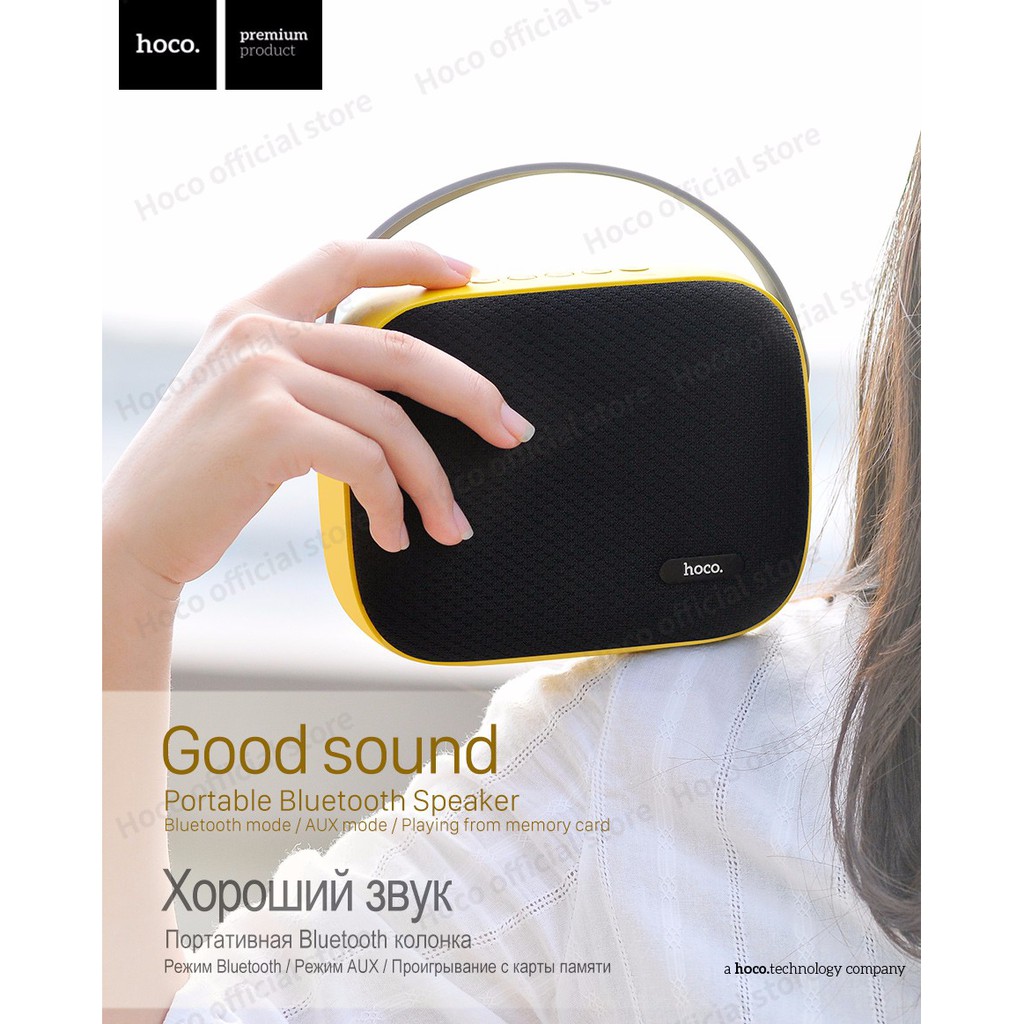 HOCO BS2 desktop bluetooth speaker handle 3W battery