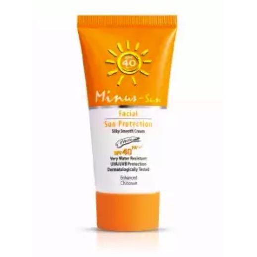 Minus Sun Facial Sun Protection SPF40 PA+++ #Ivory 15g. ไมนัส ซัน เฟลเชียล ซัน โพลเทคชั่น ครีมกันแดด สีไอเวอร์รี่