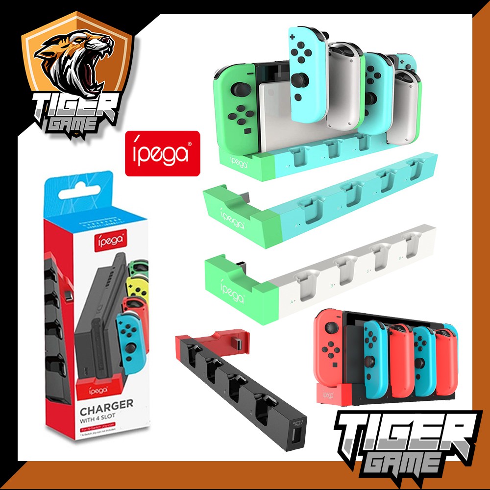 แท่นชาร์จ Ipega Charger with 4 Slot for Nintendo Switch Joy-Con (แท่นชาร์จ)(แท่นชาร์จ Joy con)(Ipega