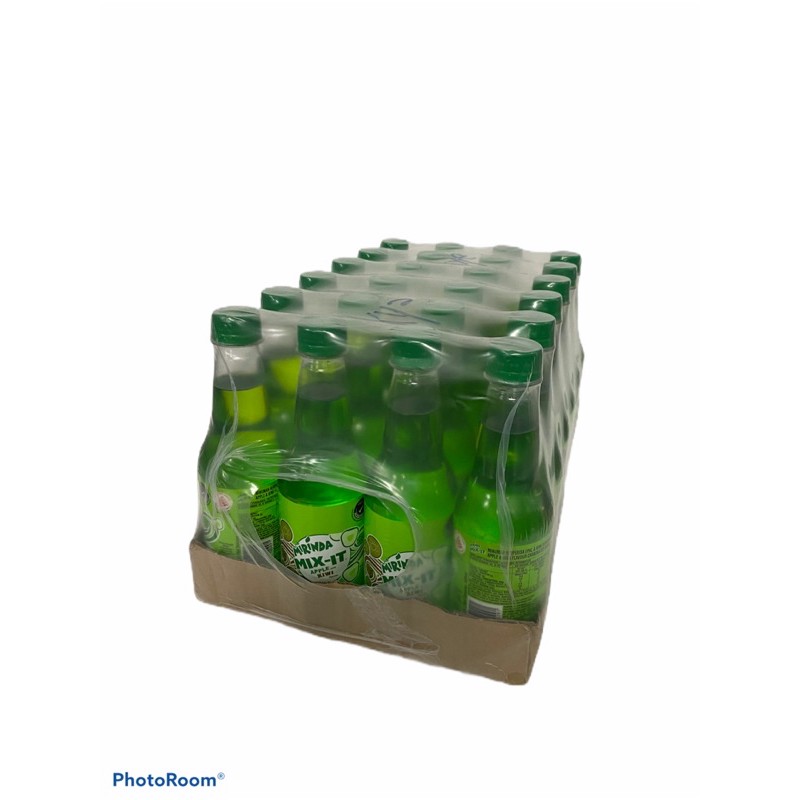 Mirinda Mix-It Apple and Kiwi สีเขียว!! 1ถาด/24ขวด บรรจุ400ml ราคาพิเศษพร้อมส่ง!