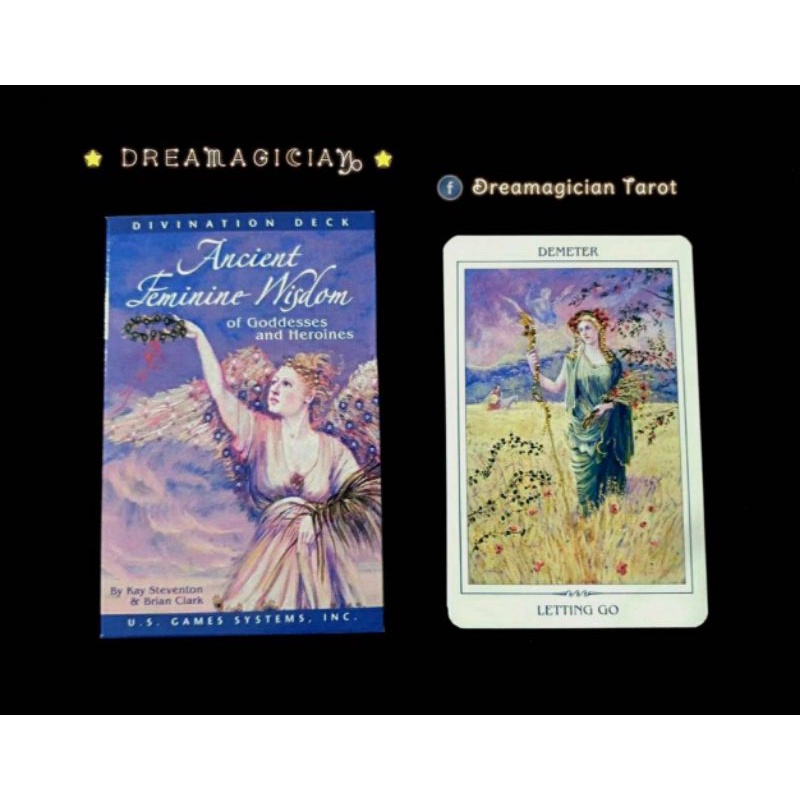 ไพ่ออราเคิลรวมเทพีโบราณ Ancient Feminine Wisdom of Goddesses And Heroines ไพ่ออราเคิลแท้ลดราคา Tarot