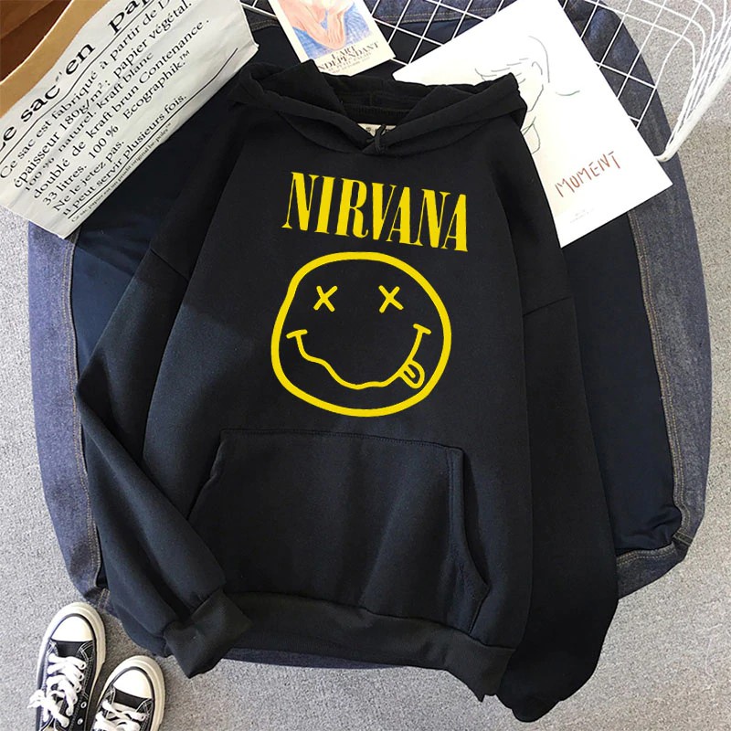 เสื้อกันหนาว มีฮู้ด ลายจิงโจ้ Nirvana สําหรับผู้ชาย และผู้หญิง