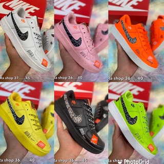 👟รองเท้าผ้าใบ  Air Force 1 Just do its รองเท้าผ้าใบลำลอง#size 36-45