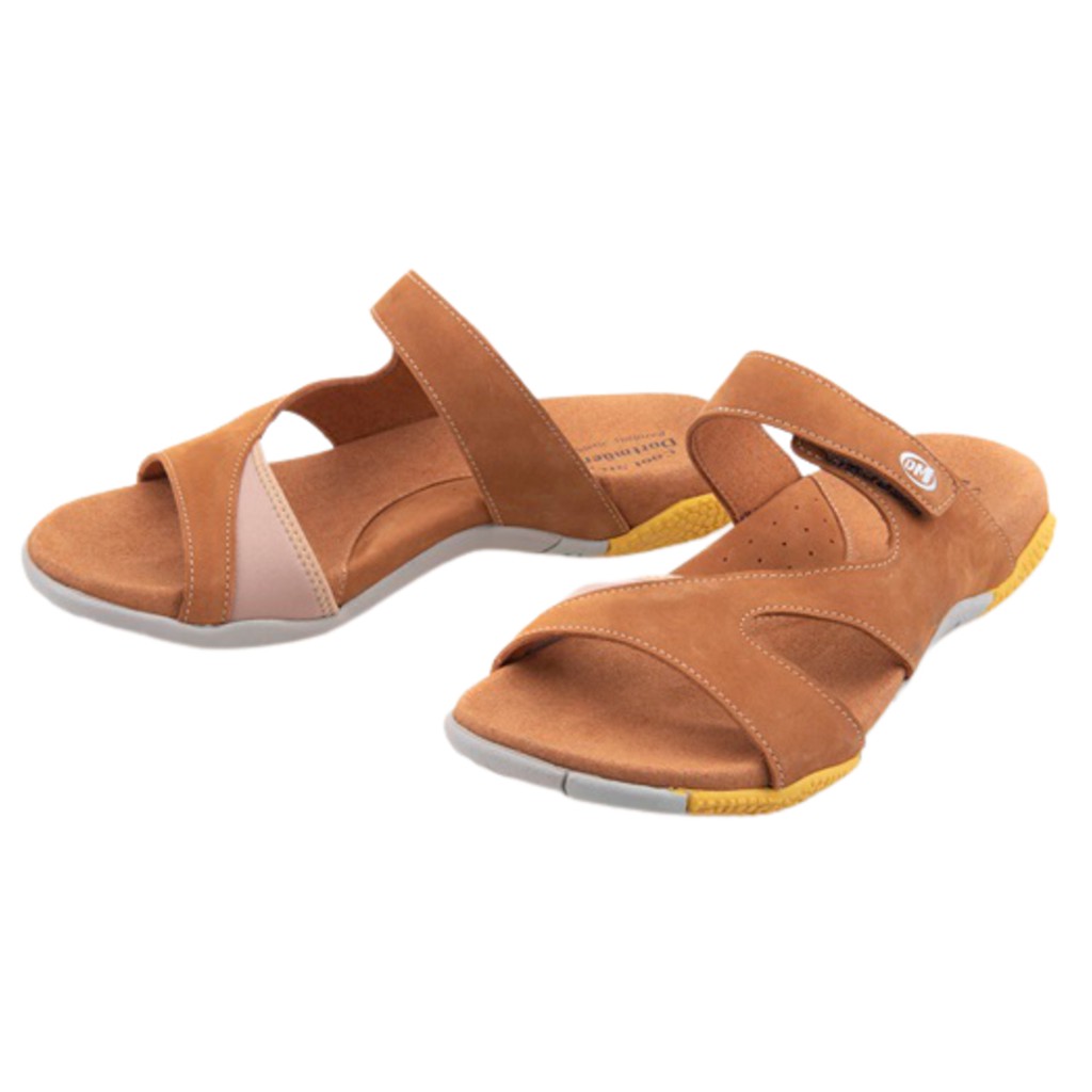 Dortmuend F-Series JF708 008-000 Tan "Flats & Comfort" รองเท้าส้นเตี้ยเพื่อสุขภาพ เท้าแบน อุ้งเท้าสูง