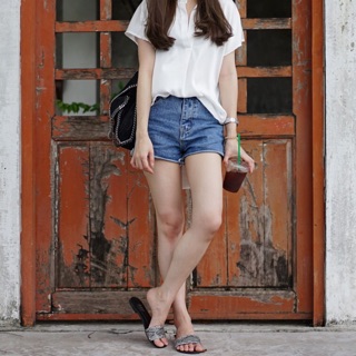 Shorts High Waist Denim