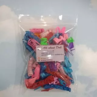 💥พร้อมส่ง💥รองเท้าบาร์บี้แบบสุ่ม 20 คู่ ไม่มีคู่ซ้ำ100%