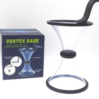 Vortex bank กระปุกออมสินหยอดเหรียญ สปินนิ่ง