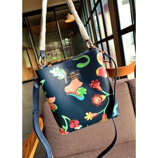 COACH C8611 SMALL TOWN BUCKET BAG WITH DREAMY LAND FLORAL PRINT