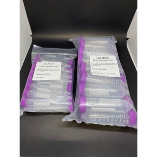 Centrifuge Tube PP Pre-Sterile 15ML 50ML 25ชิ้นต่อถุง ยี่ห้อ Lab Medic