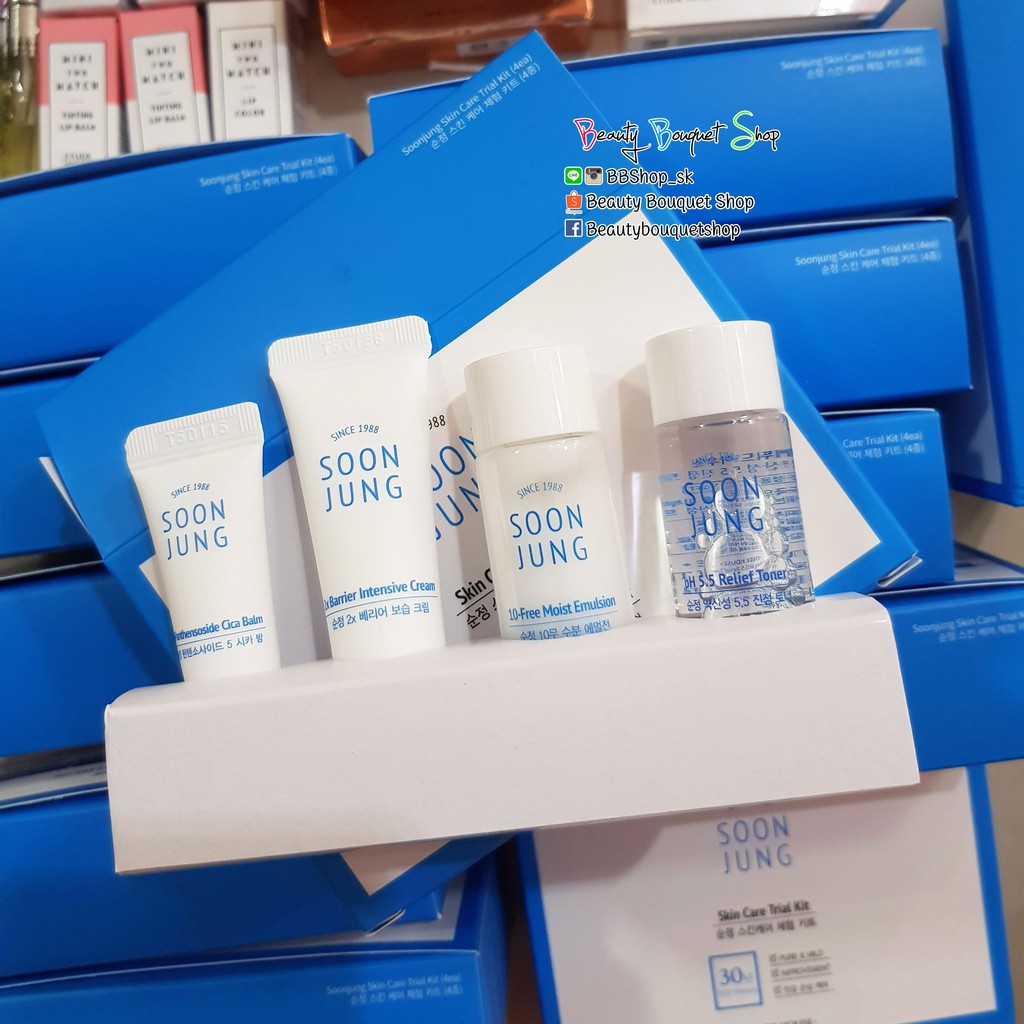 Etude House Soon Jung Skin Care Trial Kit (4 items) dawpailin ThaiPick