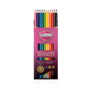Master Art (มาสเตอร์อาร์ต) สีไม้ ดินสอสีไม้ แท่งยาว Premium Grade 12 สี ดินสอสีไม้มาสเตอร์อาร์ต