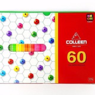 Colleen ดินสอสีไม้ 60 สี 60 ด้าม แท่งหกเหลี่ยม รุ่น 775
(แพ็ค 1 กล่อง)