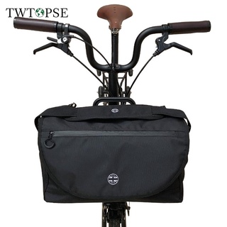 Twtopse กระเป๋ากันฝน ลายธงอังกฤษ สําหรับจักรยานพับ Brompton