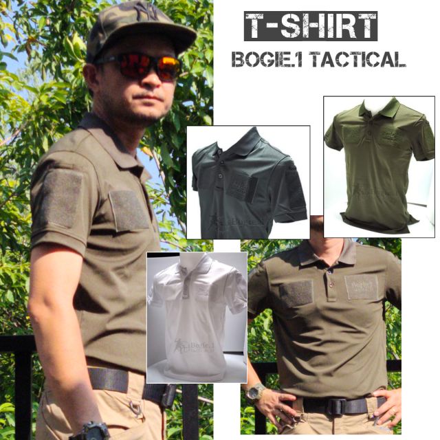 BOGIE.1POLO เสื้อpolo แนวยุทธวิธี