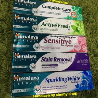 Himalaya ยาสีฟันสมุนไพรไร้สารเคมีขนาด 80g