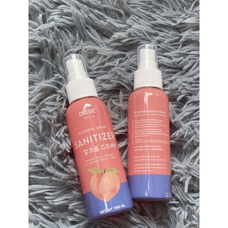 🔥พร้อมส่ง🔥สเปรย์แอลกอฮอล์ กลิ่นพีช  Alcohol Spray Sanitizer