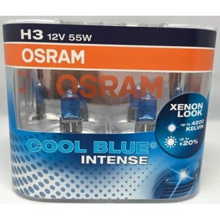 หลอดไฟหน้า OSRAM H3 12V 55W รุ่น COOL BLUE INTENSE