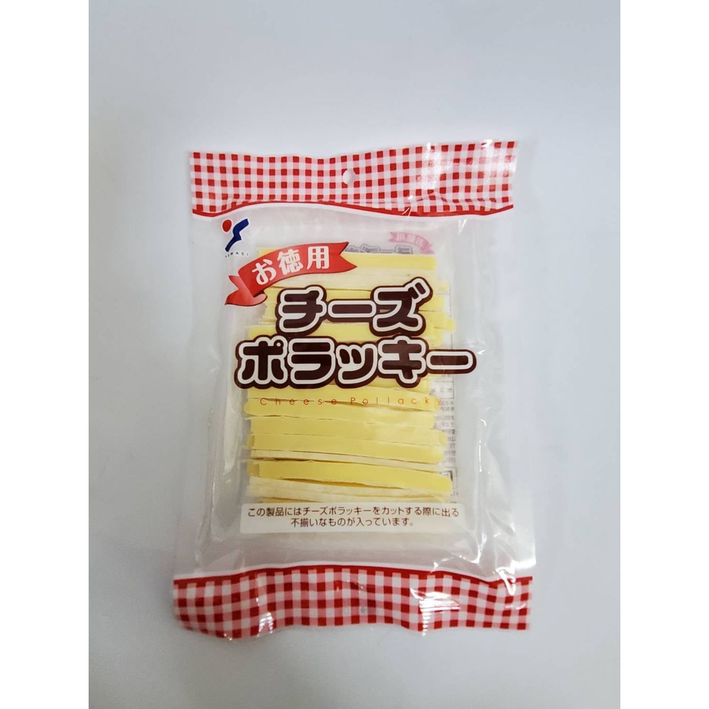 Yamaei Cheese Pollacky Hokkaido 110g. -ชีสโพลำร์ ปลาเส้นสอดไส้ชีส ทาโร่ชีสฮอกไกโด 110 กรัม