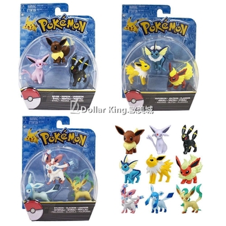ฟิกเกอร์ Pokemon Go Eevee Evolution ขนาด 5 ซม. ของเล่นสําหรับเด็ก