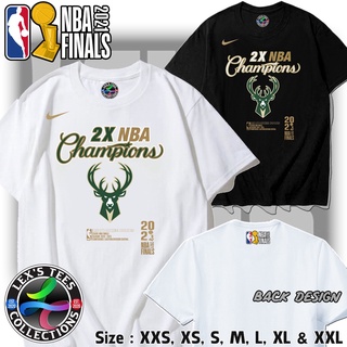 Tee_home/NBA 2021 แชมเปี้ยน bucks |เสื้อไนกี้ เสื้อยืด LexsTEES สําหรับผู้ชาย/เสื้อยืดสําหรับผ Z:F