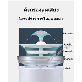 น้ำพุสัตว์เลี้ยง น้ำพุแมวสัตว์เลี้ยงอัตโนมัติน้ำพุน้ำดื่มที่ให้อาหารสัตว์น้ำ