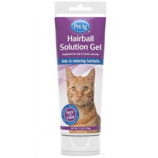 Hairball Solution Gel หมดอายุ 12/2023 ขนาด 100 กรัม(สีม่วง)เจลระบายและป้องกันก้อนขน