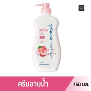 จอห์นสันบอดี้แคร์ ครีมอาบน้ำ ลาสติ้ง มอยส์เจอร์ 750 มล. Johnson Body Care Body Wash Lasting Moisture Wash 750ml.(pink)