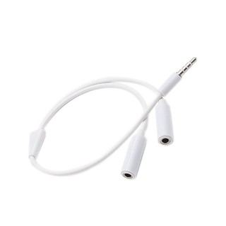 jack 3.5mm Earphone Audio Splitter Headset Adapter Cable Y Splitter Audio Cable 1 Male Jack 2 Dual Female