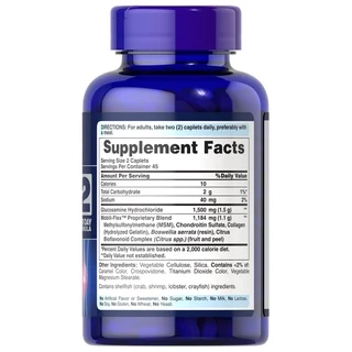 📌พร้อมส่ง แท้ 💯% Puritan's Pride Triple Strength Glucosamine, Chondroitin & MSM Joint Soother®