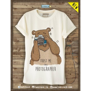 เสื้อคอตตอนลาย Photographer📷