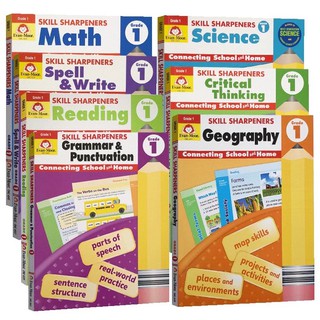 In Stock 🚚Skill Sharpeners Pre K G1 G2 G3 workbooks , Evan-Moor Skill Sharpener Workbook- All 7 books Activity book Set