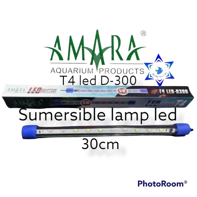 Amara t4 D300 30ซม. ไฟ led/ ไฟจุ่มตู้ปลา 30ซม