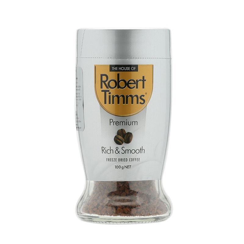 โรเบิร์ตทิมส์กาแฟสำเร็จรูปพรีเมี่ยมริชแอนด์สมูท 100กรัม Robert Tim's ...