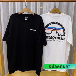 ขอแนะนำ 【COD】 เสื้อยืดแขนสั้น พาทาโกเนีย ภูเขาโค้ง Pata gonia COMEING CLUB