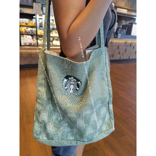 2021​Starbucks​ Thailand​ Green​ Hemp Tote​ Bag