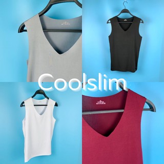 [L- 5XL] Coolslim เสื้อแขนกุด เสื้อแขนกุดชาย เสื้อแขนกุดผู้ชาย เสื้อออกกำลังกาย เสื้อออกกำลังกายผู้ชาย เสื้อไร้ขอบ B1