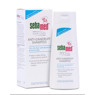 ซื้อ แพคคู่ ถูกกว่า สำหรับผู้มีปัญหารังแค  SEBAMED HAIR CARE ANTI-DANDRUFF  SHAMPOO 200 ML