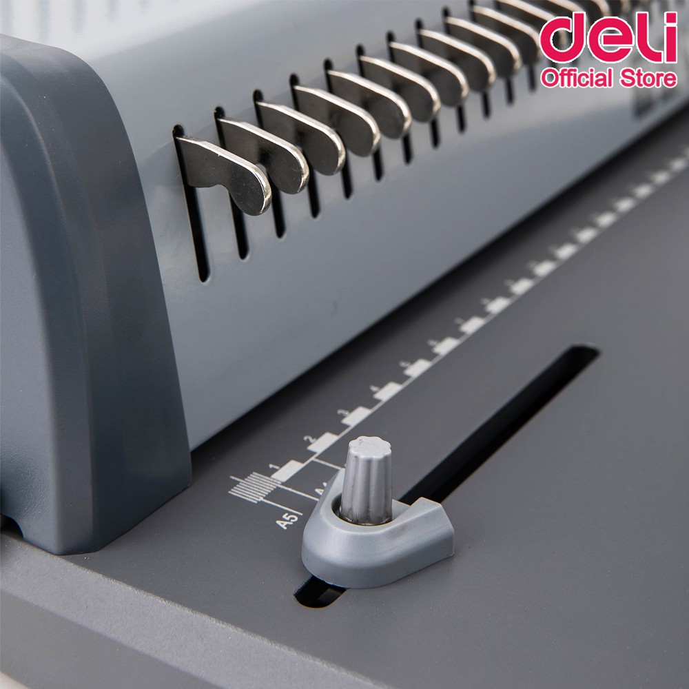 Deli 3873 Binding Machine เครื่องเจาะกระดูกงูสำหรับเข้าเล่ม รับประกัน
