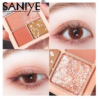 Saniye Original พาเลทอายแชโดว์ 4 สี