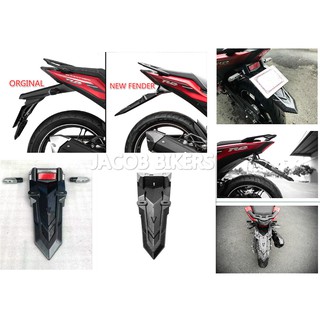 Yamaha Y16ZR VVA บังโคลนหลัง พร้อมฝาครอบบังโคลน คาร์บอน สีดํา สัญญาณเตือน