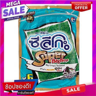 ซีลีโกะซูเปอร์บิ๊กไบท์สาหร่ายกรอบรสซอสญี่ปุ่น 13กรัม Seleco Super Big Bites Crispy Seaweed Japanese Sauce Flavor 13g.