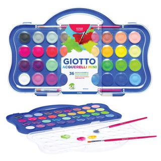 GIOTTO Water Colors Cake Mini (สีน้ำก้อนถาดเล็ก)