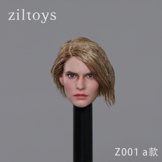 Ziltoys Z001 1/6 Scale Resident Evil ฟิกเกอร์ตํารวจตํารวจตํารวจตํารวจ Jill Head Sculpt 12 นิ้ว