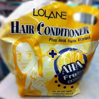 📒ครีมนวดผม โลแลน ผสมสารสกัด AHA จากผลไม้ lolane coditioner แบบถุง 2700ml