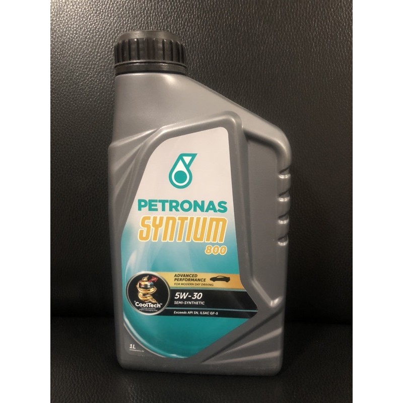 น้ำมันเครื่อง น้ำมันหล่อลื่น Petronas ปิโตรนาส เบอร์ 5W30 เบนซิน กึ่งสังเคราะห์ เกรด 10,000 กิโลเมตร ขนาด 1 ลิตร